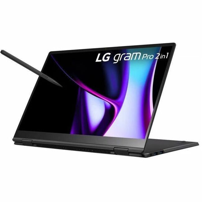 LG gram Pro 16T90SP-K.APB8U1 16" Touchscreen 2 in 1 Notebook - Intel Core Ultra 7 - 32 GB - 1 TB SSD - 16T90SP-K.APB8U1