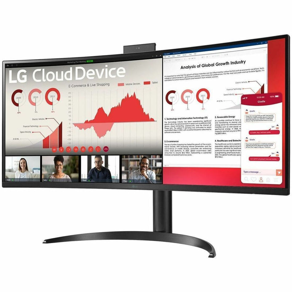 LG UltraWide 34CR65 34CR651N-6P All-in-One Thin Client - 1 Pentium Silver N6005 Quad-core (4 Core) 2 GHz - 34CR651N-6P