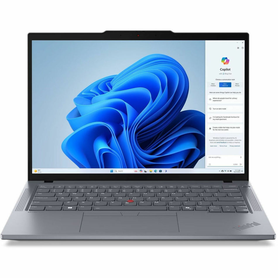 Lenovo ThinkPad T14 Gen 5 21MC000NUS 14" Notebook - WUXGA - 60 Hz - AMD Ryzen 5 PRO 8540U - 16 GB - 256 GB SSD - English Keyboard - Gray - 21MC000NUS