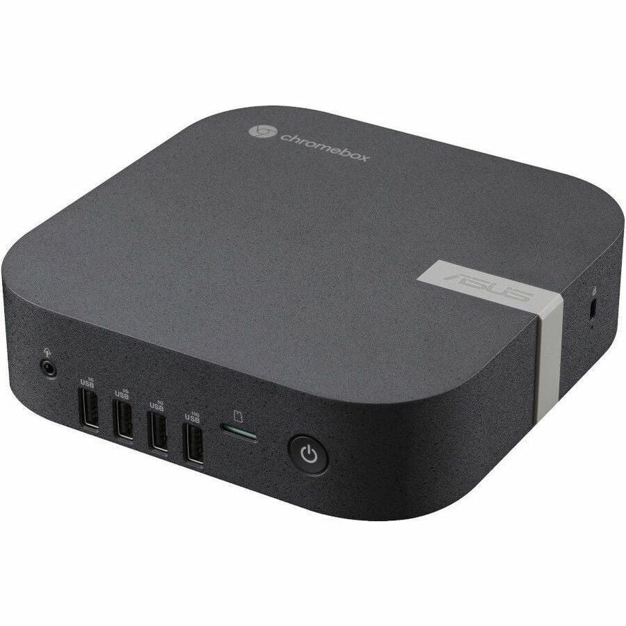 Asus Chromebox 5a CHROMEBOX5A-SC041UNENT Chromebox - Intel Celeron 7305 - 4 GB - 128 GB SSD - Mini PC - Eco Black - CHROMEBOX5A-SC041UNENT