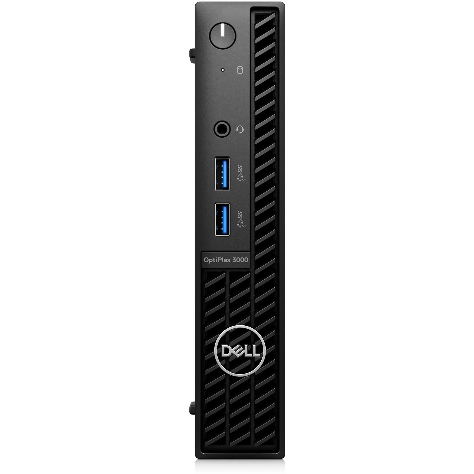 Dell-IMSourcing OptiPlex 3000 Desktop Computer - Intel Core i5 12th Gen i5-12500T - 16 GB - 256 GB SSD - Micro PC - Black - 84WKN