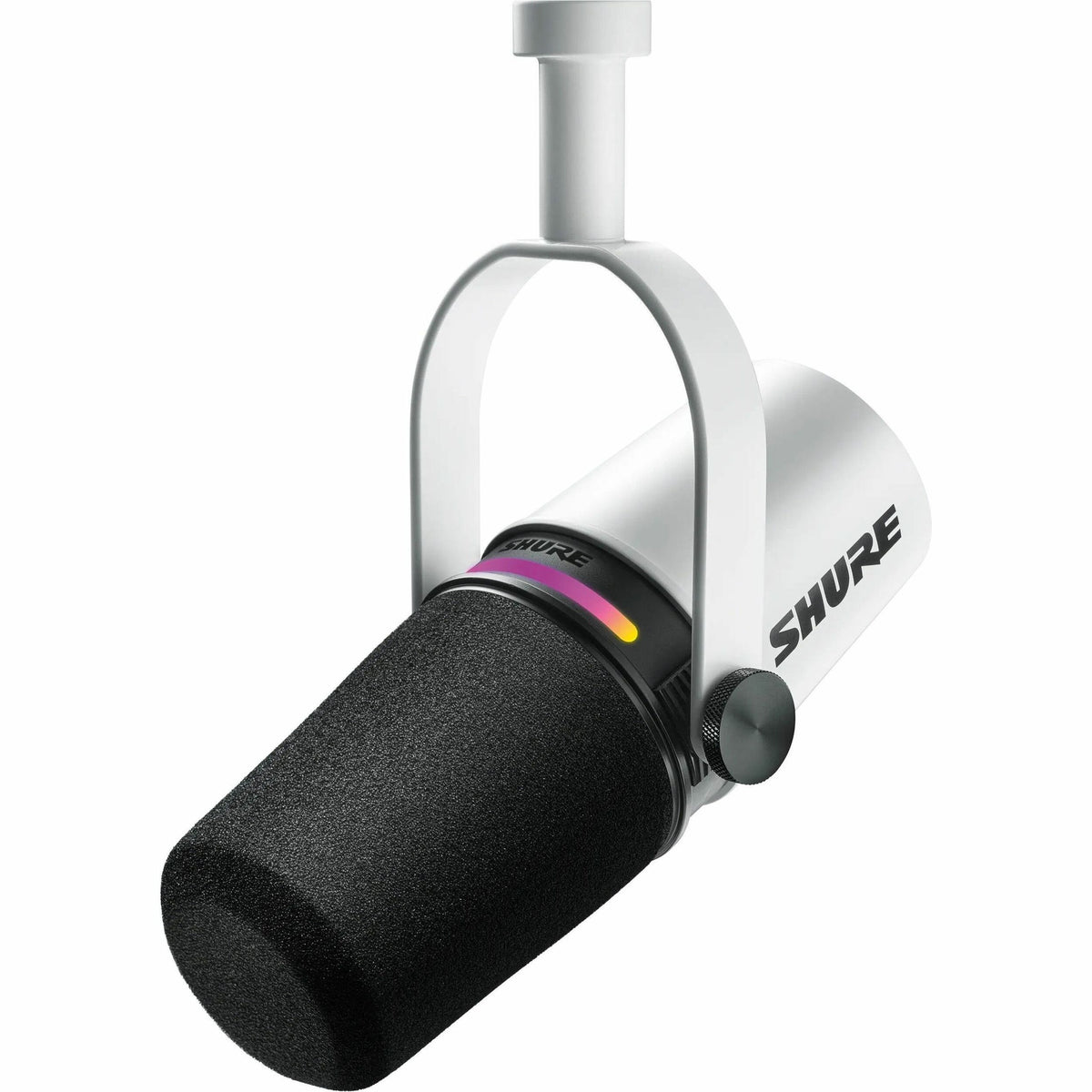 Shure MV7+ Wired Dynamic Microphone for Podcasting, Live Streaming, Music, Recording, Voice - White - MV7+-W