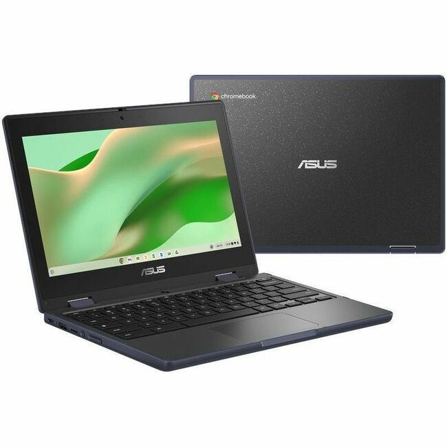 Asus Chromebook CR11 Flip CR1104F CR1104FGA-YZ42T 11.6" Touchscreen Rugged Convertible 2 in 1 Chromebook - HD - Intel N-Series N100 - 4 GB - 32 GB Flash Memory - Mineral Gray - CR1104FGA-YZ42T