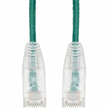 AddOn 18ft Green CAT6 Slim PVC Ethernet Cable Snagless Clear-Claw RJ-45 M/M CAT 6 - ADD-18FSLCAT6-GN