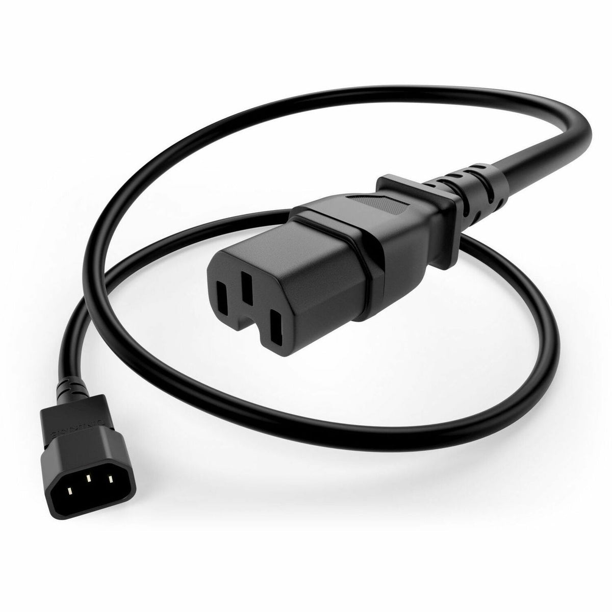 UNC Group C14 to C15 Power Cord, 15amp, 14awg - PWCD-C14C15-15A-04F-BLK