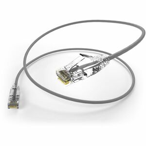 UNC Group ClearFit Slim Cat6 Patch Cable 28AWG Snagless - CS6-14F-GRY