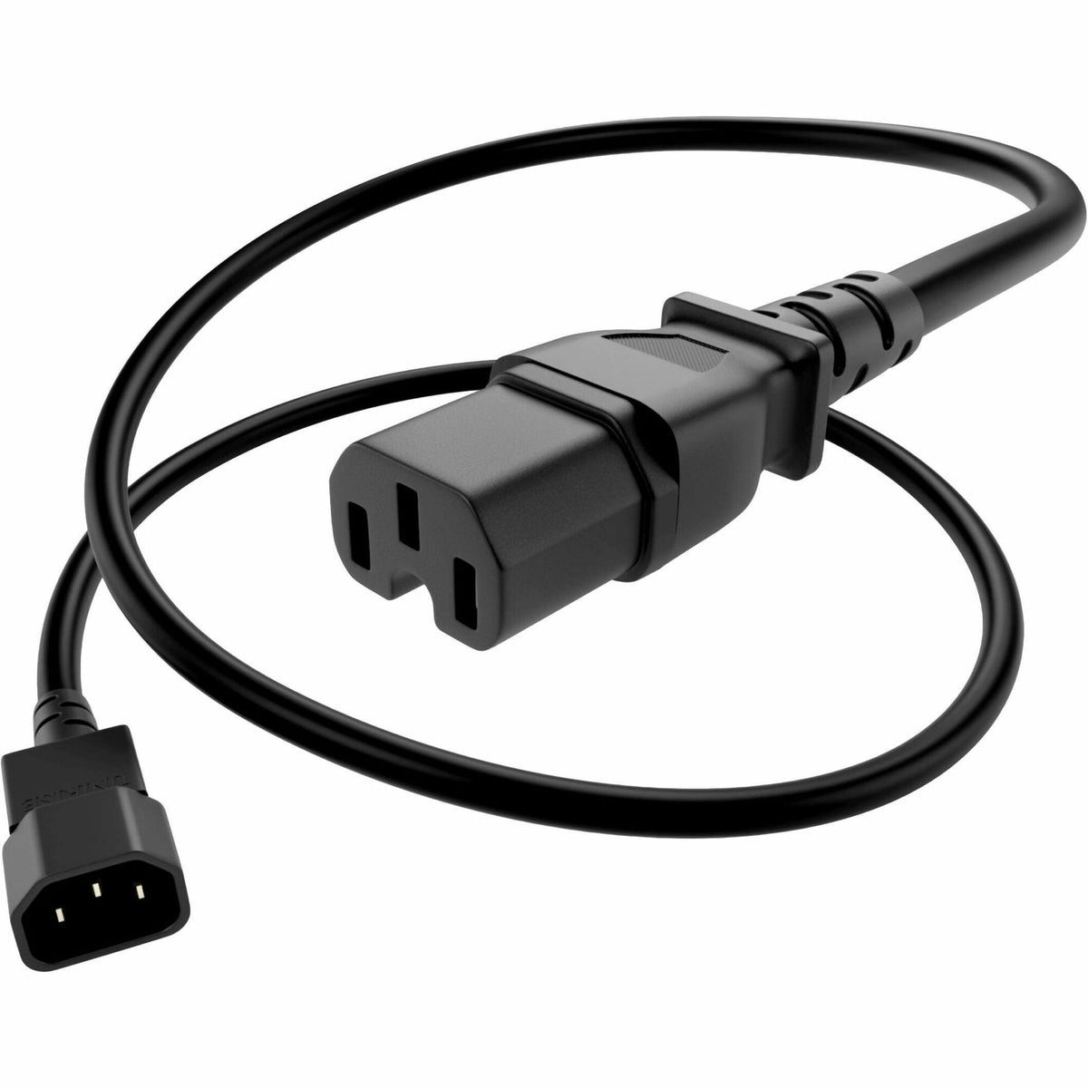 UNC Group C14 to C15 Power Cord, 15amp, 14awg - PWCD-C14C15-15A-15F-BLK