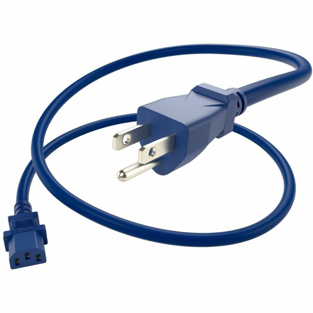UNC Group 5/15P to C13 Power Cord, 15amp, 14awg - PWCD-515PC13-15A-10F-BLU