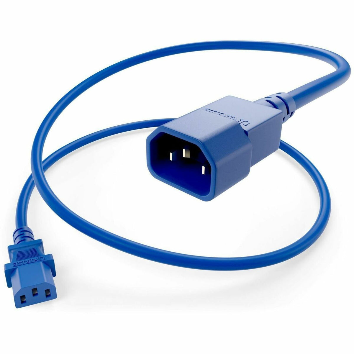 UNC Group C13 to C14 Power Cord, 15amp, 14awg - PWCD-C13C14-15A-03F-BLU