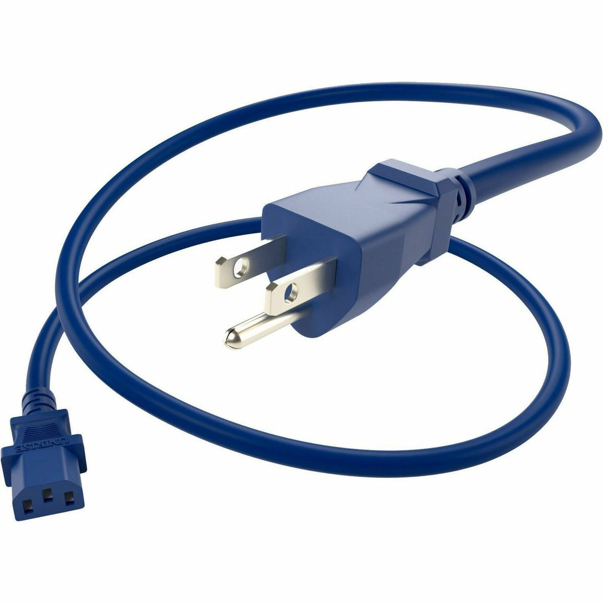 UNC Group 5/15P to C13 Power Cord, 15amp, 14awg - PWCD-515PC13-15A-03F-BLU