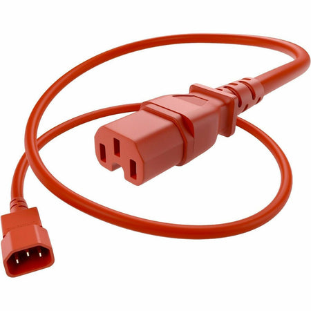UNC Group C14 to C15 Power Cord, 15amp, 14awg - PWCD-C14C15-15A-01F-RED