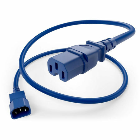 UNC Group C14 to C15 Power Cord, 15amp, 14awg - PWCD-C14C15-15A-01F-BLU