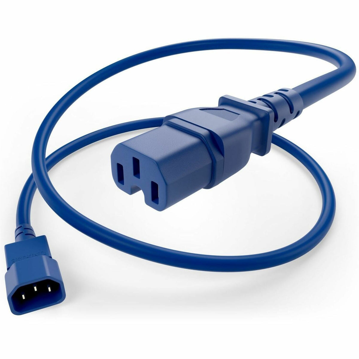 UNC Group C14 to C15 Power Cord, 15amp, 14awg - PWCD-C14C15-15A-04F-BLU
