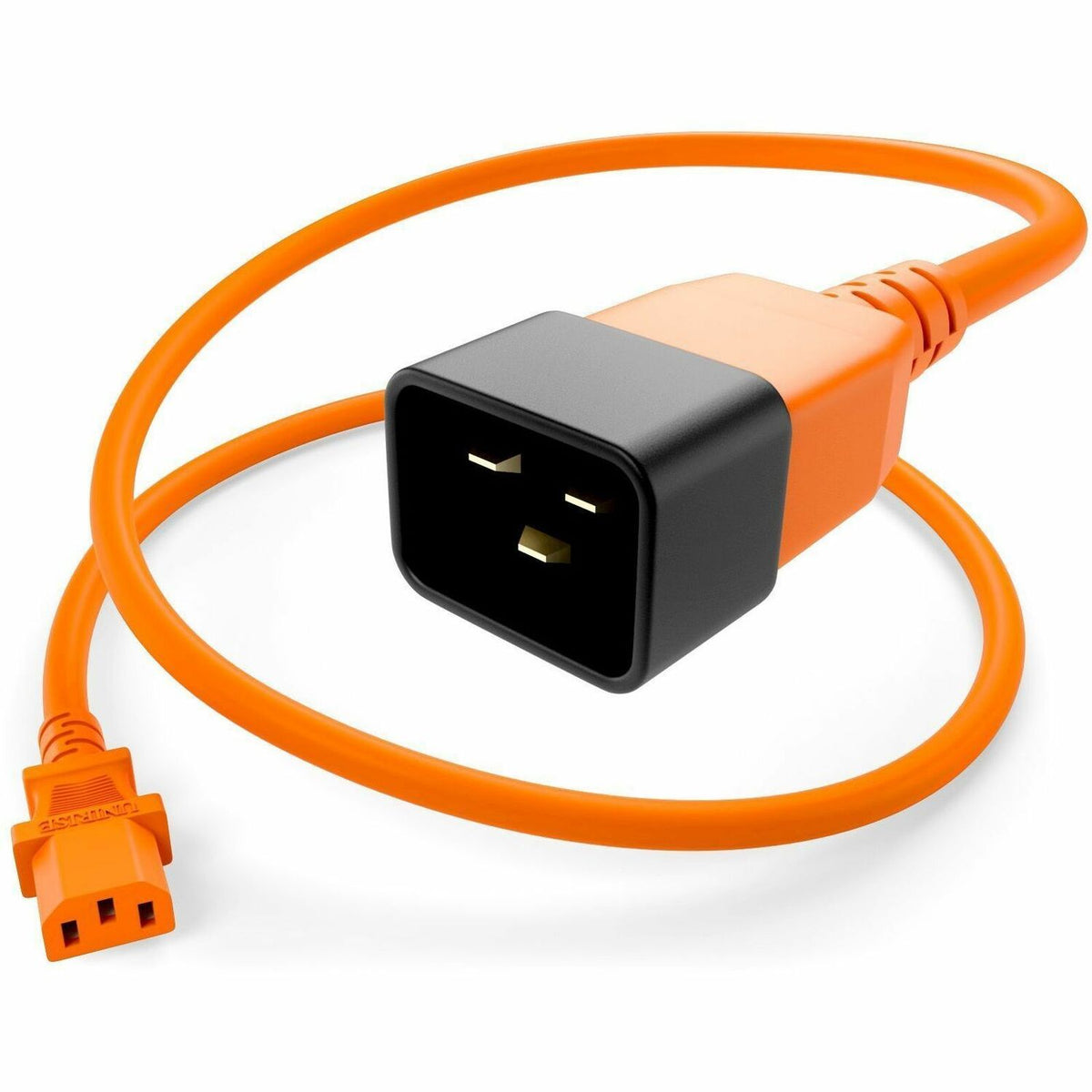 UNC Group C13 to C20 Power Cord, 15amp, 14awg - PWCD-C13C20-15A-04F-ORG