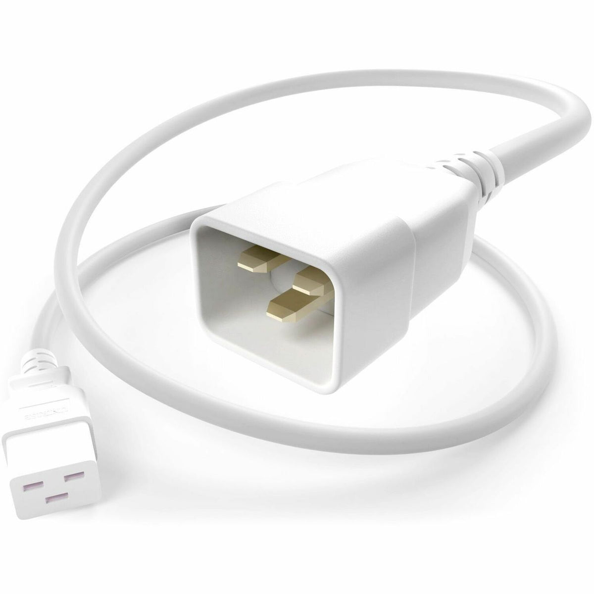 UNC Group C19 to C20 Power Cord, 20amp, 12awg - PWCD-C19C20-20A-03F-WHT
