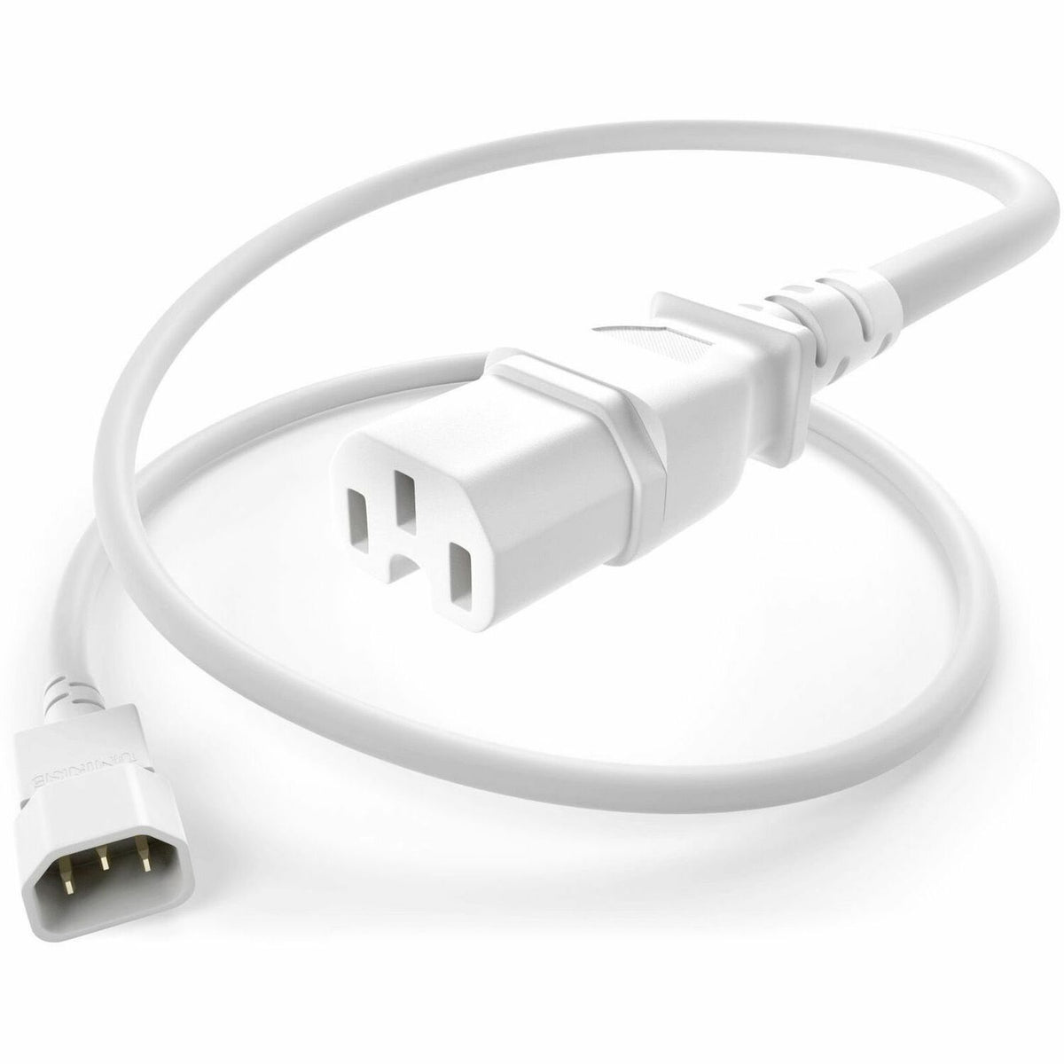 UNC Group C14 to C15 Power Cord, 15amp, 14awg - PWCD-C14C15-15A-10F-WHT
