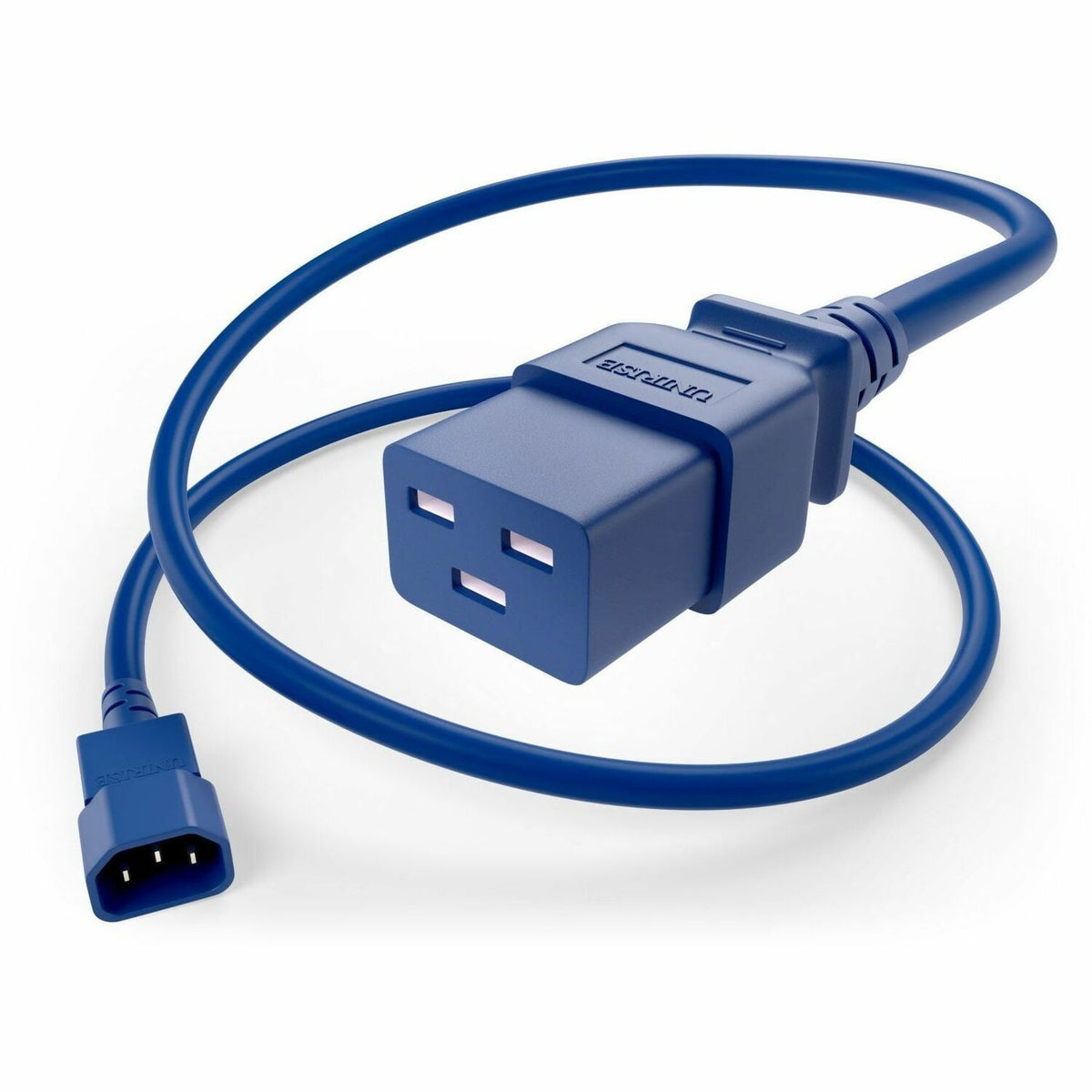 UNC Group C14 to C19 Power Cord, 15amp, 14awg - PWCD-C14C19-15A-10F-BLU