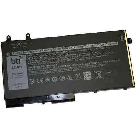 BTI 451-BCIQ-BTI 11.4V 51WHR LI-ION BATTERY 0R8D7N, 451-BCIQ, R8D7N, W8GMW INSPIRON 15 7590 2-IN-1, INSPIRON 7590 2-IN-1, LATITUDE 5400, LATITUDE 5401, LATITUDE 5500, LATITUDE 5501, PRECISION 3540 - 451-BCIQ-BTI