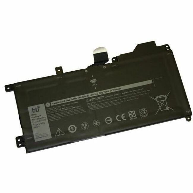 BTI 451-BCLQ-BTI 7.6V 38WHR LI-ION BATTERY 09NTKM, 9NTKM, 0KWWW4, KWWW4, 1FKCC, 451-BCLQ LATITUDE 7200 2-IN-1 - 451-BCLQ-BTI