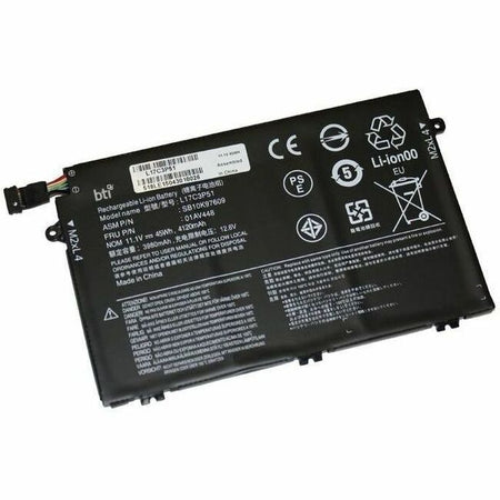 BTI 01AV445-BTI 11.1V 45WHR LI-ION BATTERY 01AV445, 5B10W13887, L17C3P51, L17M3P52, SB10K97608, 01AV446, 5B10W13888, L17L3951, SB10K79606, SB10K97609, 01AV447, 5B10W13889, L17L3P51, SB10K97606, 01AV448, 5B10W13890, L17M3P51, SB10K97607 THINKPAD E14, E15, E480, E485, E490, E495, E580, E585, E590, E595 - 01AV445-BTI