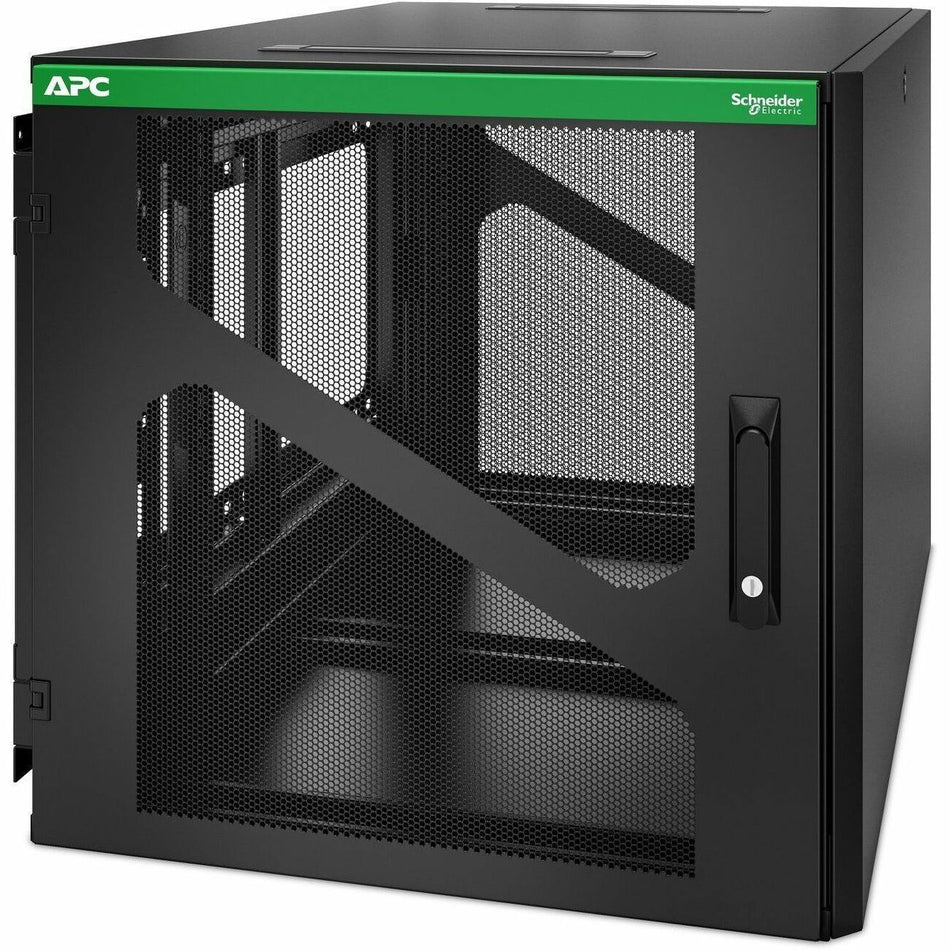 APC by Schneider Electric NetShelter 12U Wallmount Rack Enclosure Cabinet Side Mount UPS Depth - AR112SM