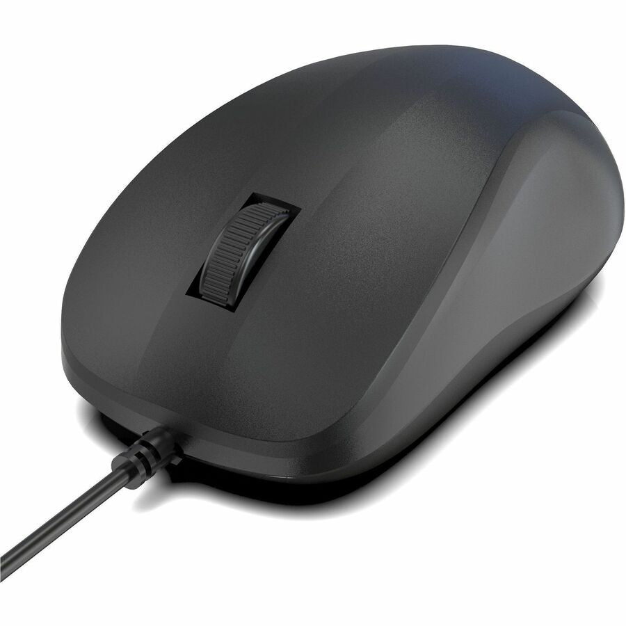 Rocstor Premium QM1 Silent Clicking USB Wired Contoured Mouse - 1200 dpi - Y10P022-B1