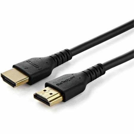 StarTech.com 5ft (1.5m) Slim HDMI 2.0 Cable, Flexible Premium HDMI Cord with Ethernet, 4K 60Hz HDR10, Aramid Fiber with TPE Jacket - RHDMM150CMP