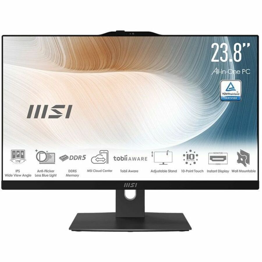 MSI Modern AM242TP-1095US 24" touchscreen display All-in-One - Intel Core i5 - 16 GB - 1 TB SSD - WIN11 PRO - MAM242TP1M1095