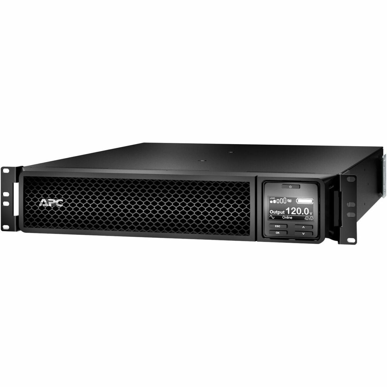 [TAA] APC Smart-UPS On-Line, 3kVA, Rackmount 2U, 120V, 8x 5-20R+1x L5-30R NEMA outlets, Network Card, Extended runtime, W/ rail kit, TAA - SRT3000RMXLA-NCUS