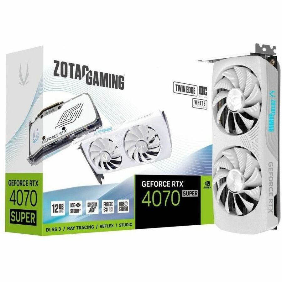 Zotac NVIDIA GeForce RTX 4070 SUPER Graphic Card - 12 GB GDDR6X - ZT-D40720Q-10M