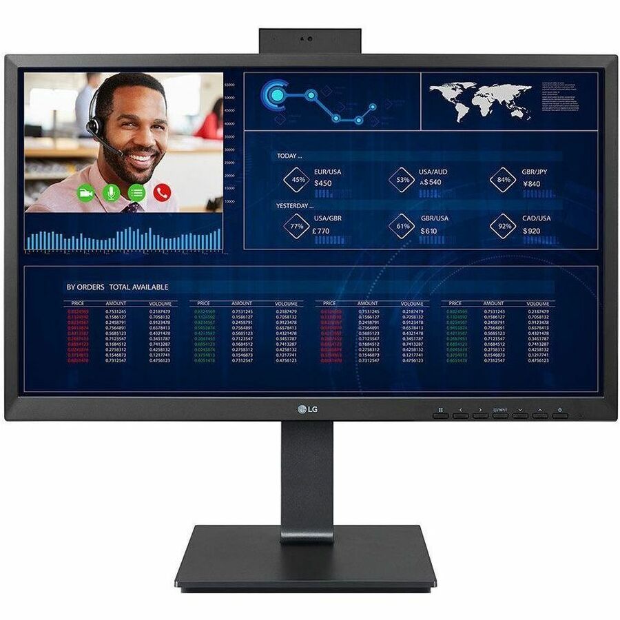 LG 24CR660NK-6P All-in-One Thin Client - 1 x Intel Celeron N5105 2 GHz - Black - 24CR660NK6P