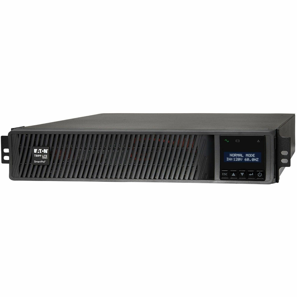Eaton Tripp Lite Series SmartPro 1440VA 1440W 120V Line-Interactive Sine Wave UPS - 8 Outlets, Extended Run, Network Card Option, LCD, USB, DB9, 2U Rack/Tower, TAA - SMART1500RXLTAA