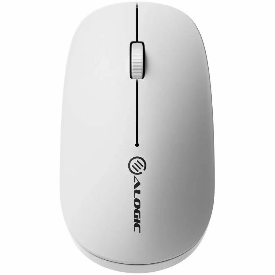 Alogic Echelon USB-C Rechargeable Wireless Mouse (White) - AMBT4KWH