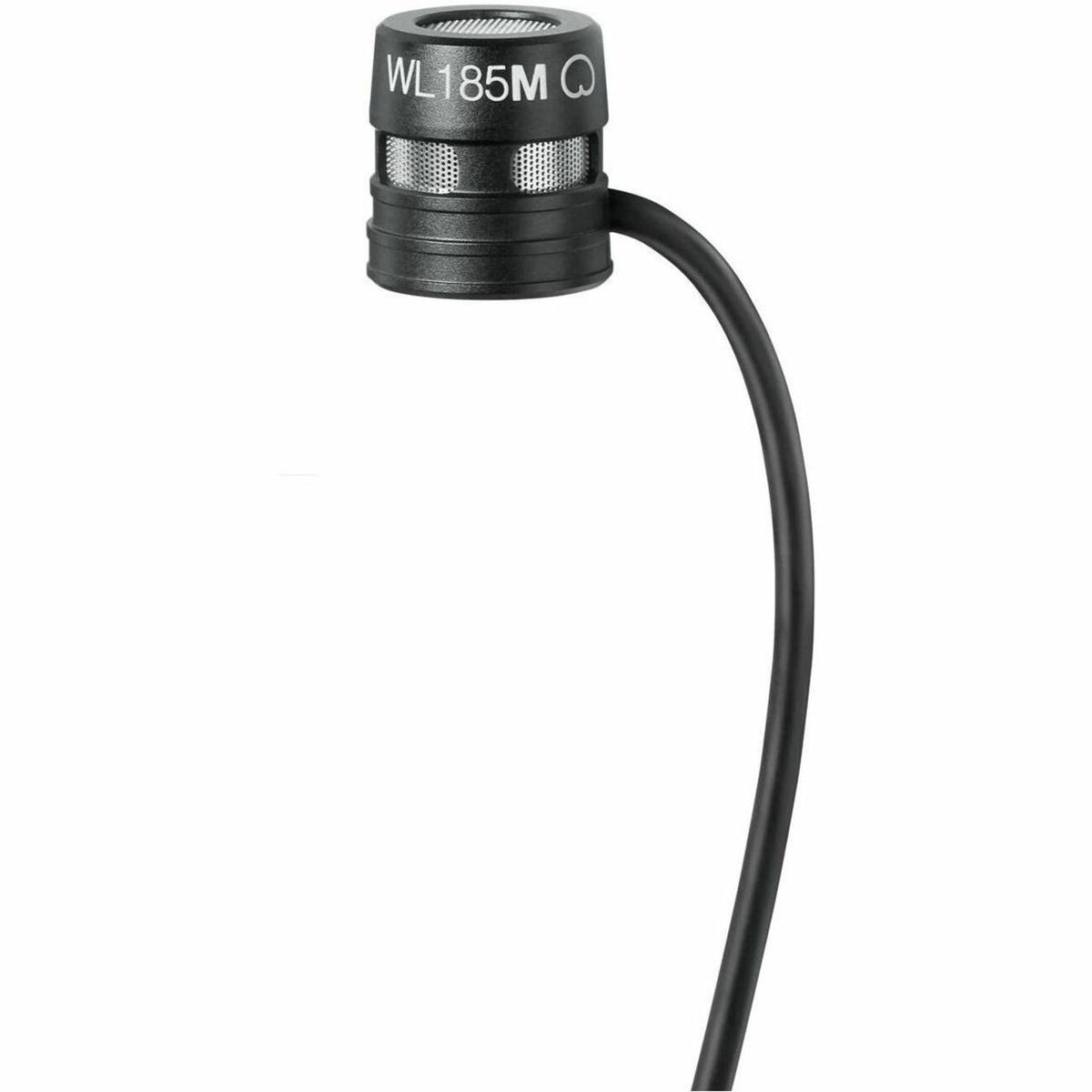 Shure WL185m Wired Condenser, Dynamic Microphone for Wireless Transmitter, Transportation - Black - WL185MB/C-LM3