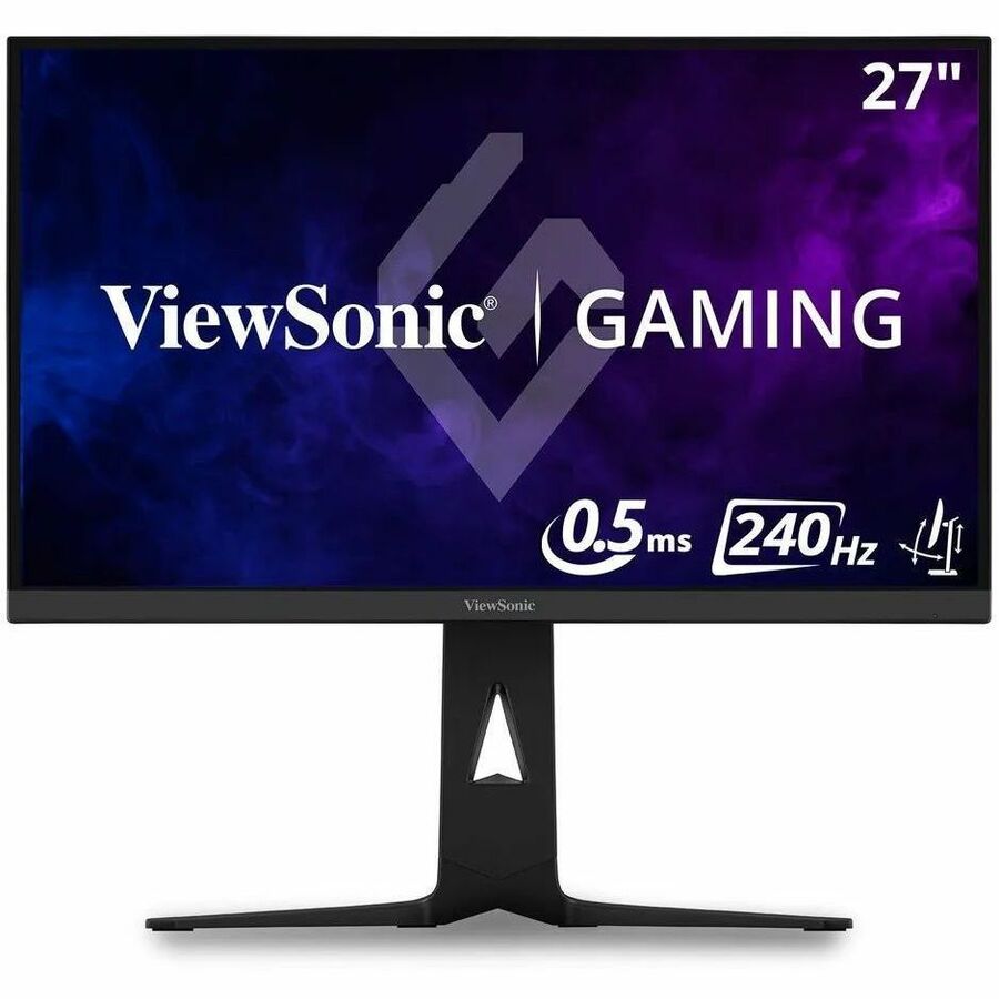 ViewSonic XG2736-2K 27 Inch 1440p IPS Gaming Monitor with 240Hz, 0.5ms FreeSync Premium, NVIDIA G-Sync Compatible, RGB Lighting, Advanced Ergonomics, HDMI, DP and 65W USB-C Inputs - XG2736-2K