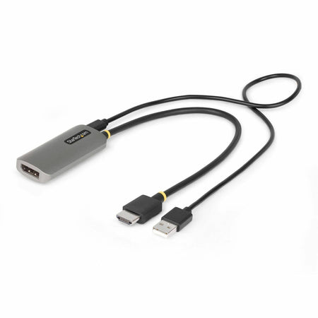 StarTech.com 1ft (30cm) HDMI to DisplayPort Adapter Cable, 8K 60Hz, Active HDMI 2.1 to DP 1.4 Video Converter, USB Bus Powered - 148B-HDMI-DP-8K