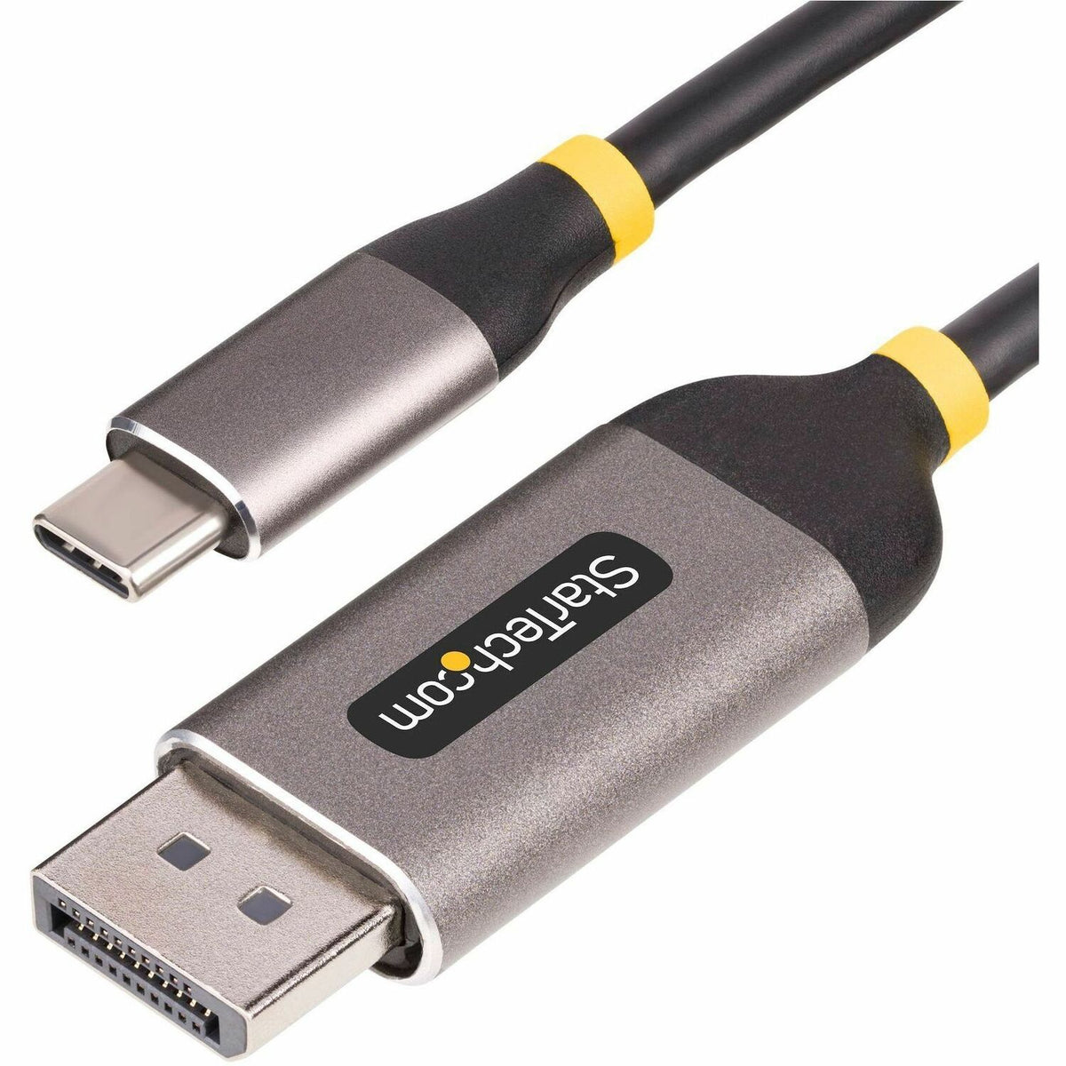 StarTech.com 10ft (3m) USB-C to DisplayPort Adapter Cable, 8K 60Hz, 4K 144Hz, HDR10, USB Type-C to DP 1.4 Converter, USB4/TB3/4 Compatible - 142-USBC-DP-8K-10F