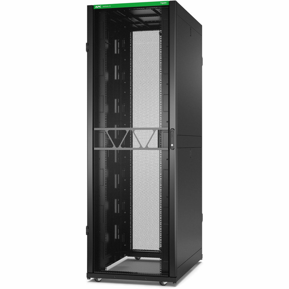 APC NetShelter SX Server Rack Gen 2, 48U, 2258H x 750W x 1200D mm, with Sides, Black [TAA] - AR3357B2