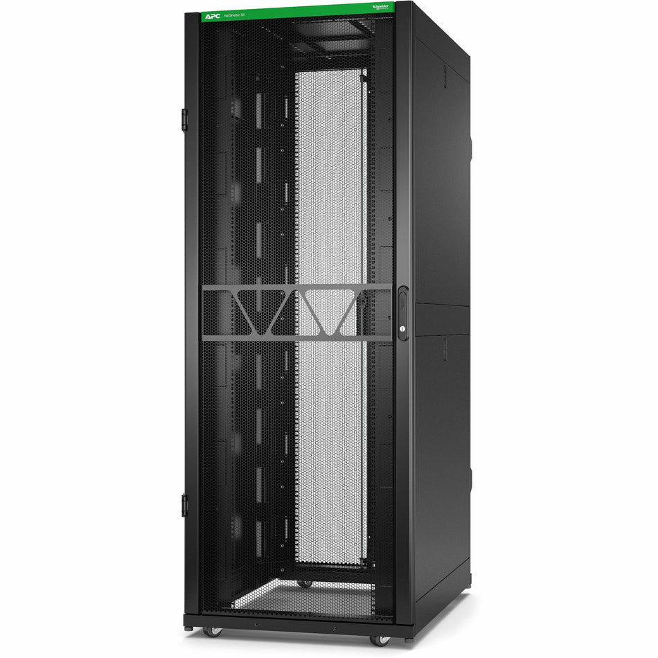 [TAA, BAA_COTS] APC NetShelter SX Server Rack Gen 2, 42U, 1991H x 750W x 1070D mm, with Sides, Black - AR3150B2