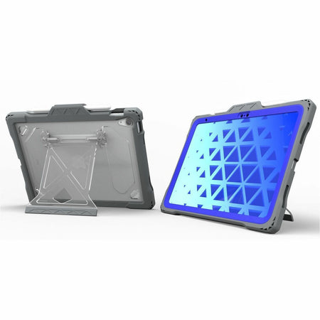 MAXCases Shield Extreme-X2 for iPad 10 10.9" (2022) (Blue Bezel-Gray Case) - APSXX2IP10BLU