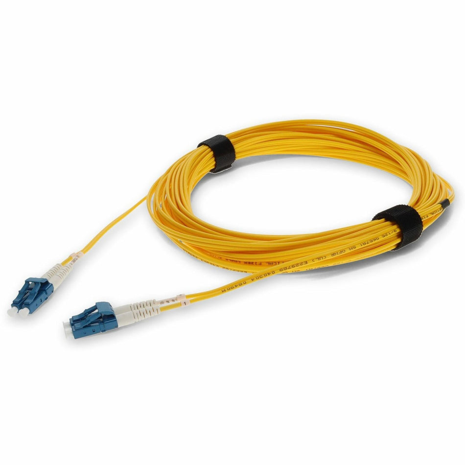 AddOn 10m ALC to LC Yellow OS2 Duplex OFNR (Riser-Rated) SMF Fiber Patch Cable - add-alc-lc-mb10m9smf