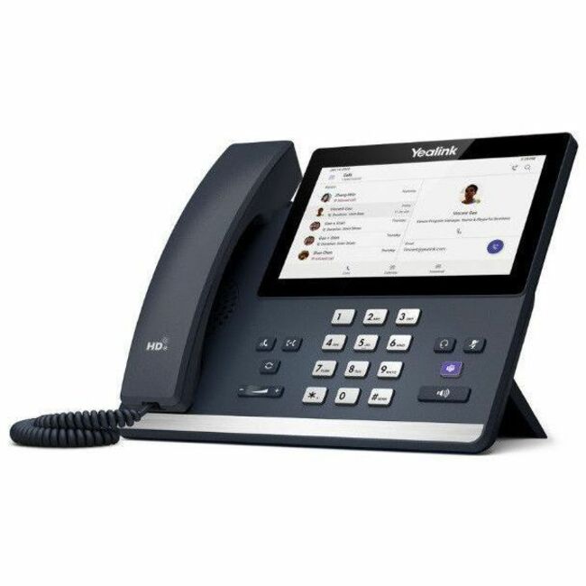 Yealink IP Phone - Corded - Bluetooth, Wi-Fi - Wall Mountable, Desktop - Classic Gray - MP56-E2-TEAMS