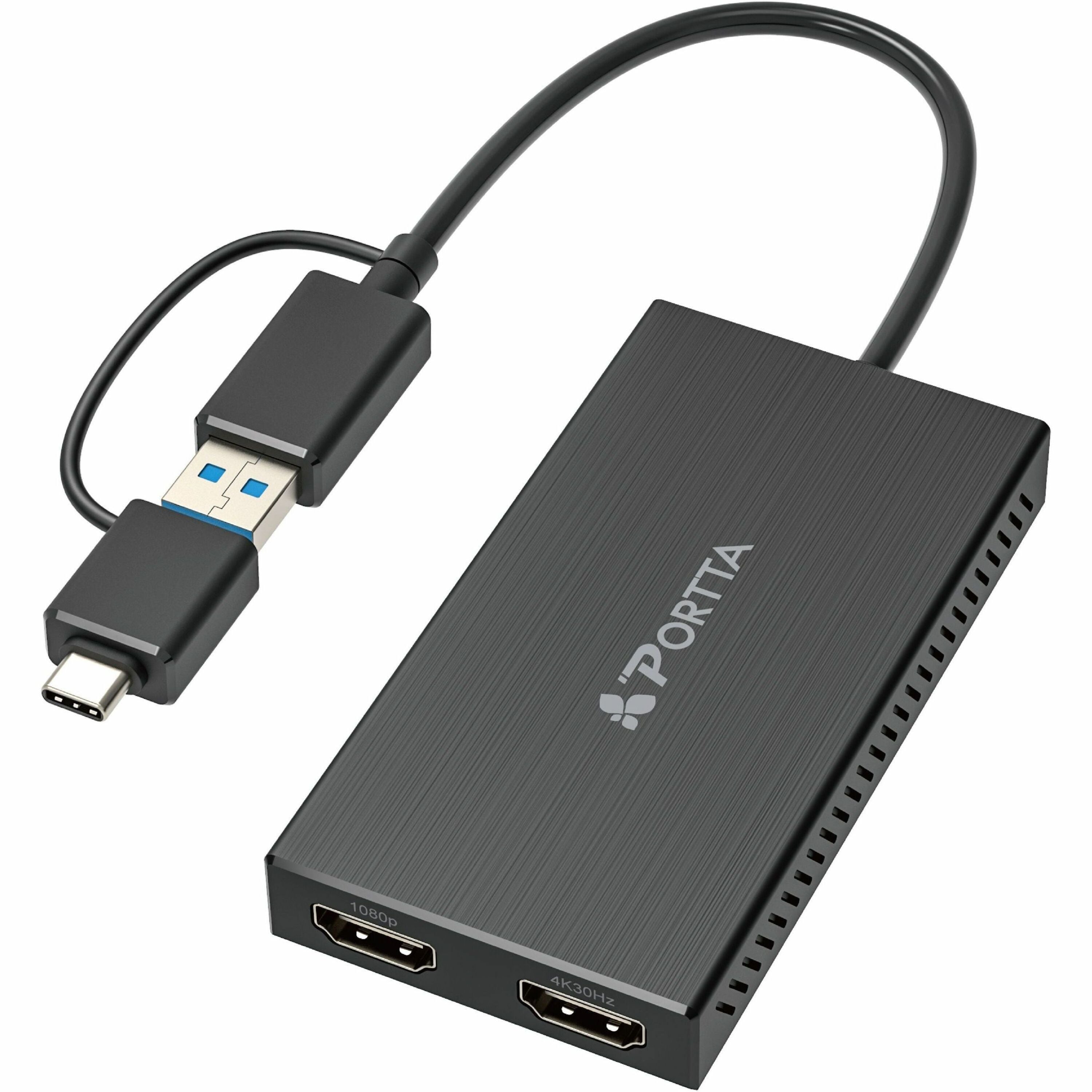 BTI HDMI/USB/USB-C Audio/Video Adapter - 107B-USB-HDMI-B