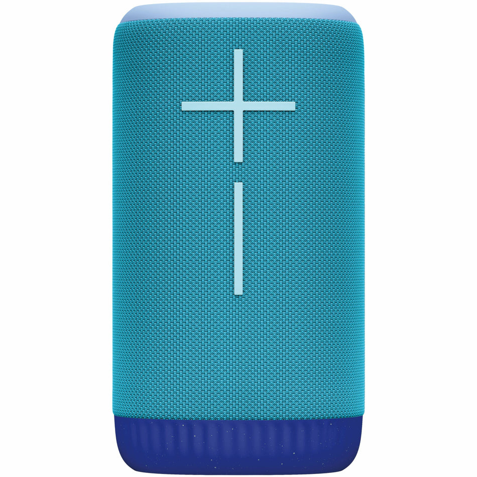 ULTIMATE EARS EVERBOOM Wireless Bluetooth Portable Speaker, Big Bass and Immersive 360-Degree Sound, Floatable Waterproof Speaker IP67, up to 20-Hour Battery and 180 ft (55 m) Range, Blue - 984-001923