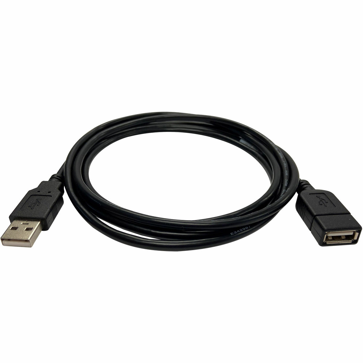 Black Box USB 2.0 Extension Cable - Type-A, Male/Female, Black - USB05E-0010-R2