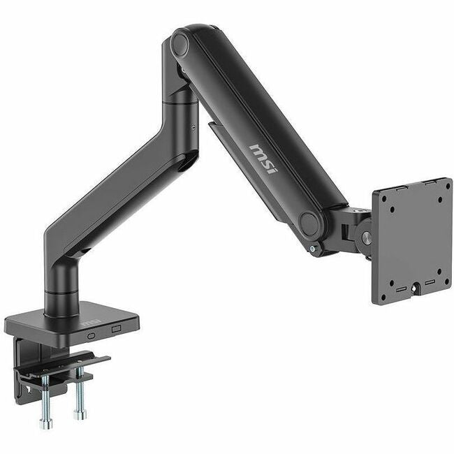 MSI Mounting Arm for Monitor, Flat Panel Display, Curved Screen Display - Matt Black - MAGMT201