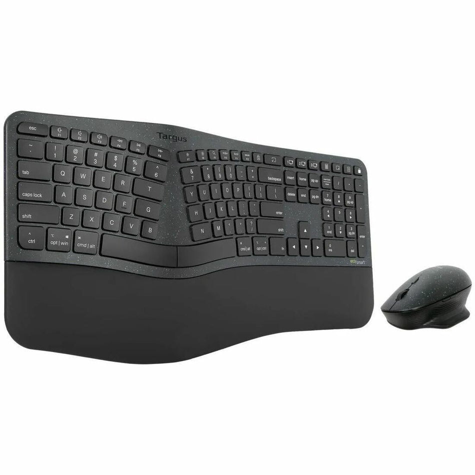 Targus EcoSmart Ergonomic Keyboard and ErgoFlip Mouse Combo - AKM624USZ