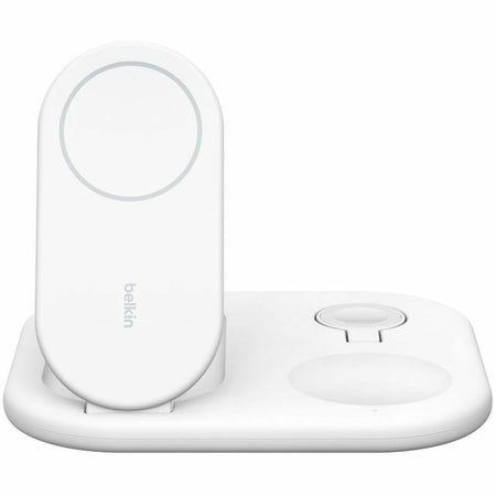 Belkin BoostCharge 3-in-1 Magnetic Foldable Wireless Charger with Qi2 15W - WIZ029TTWH