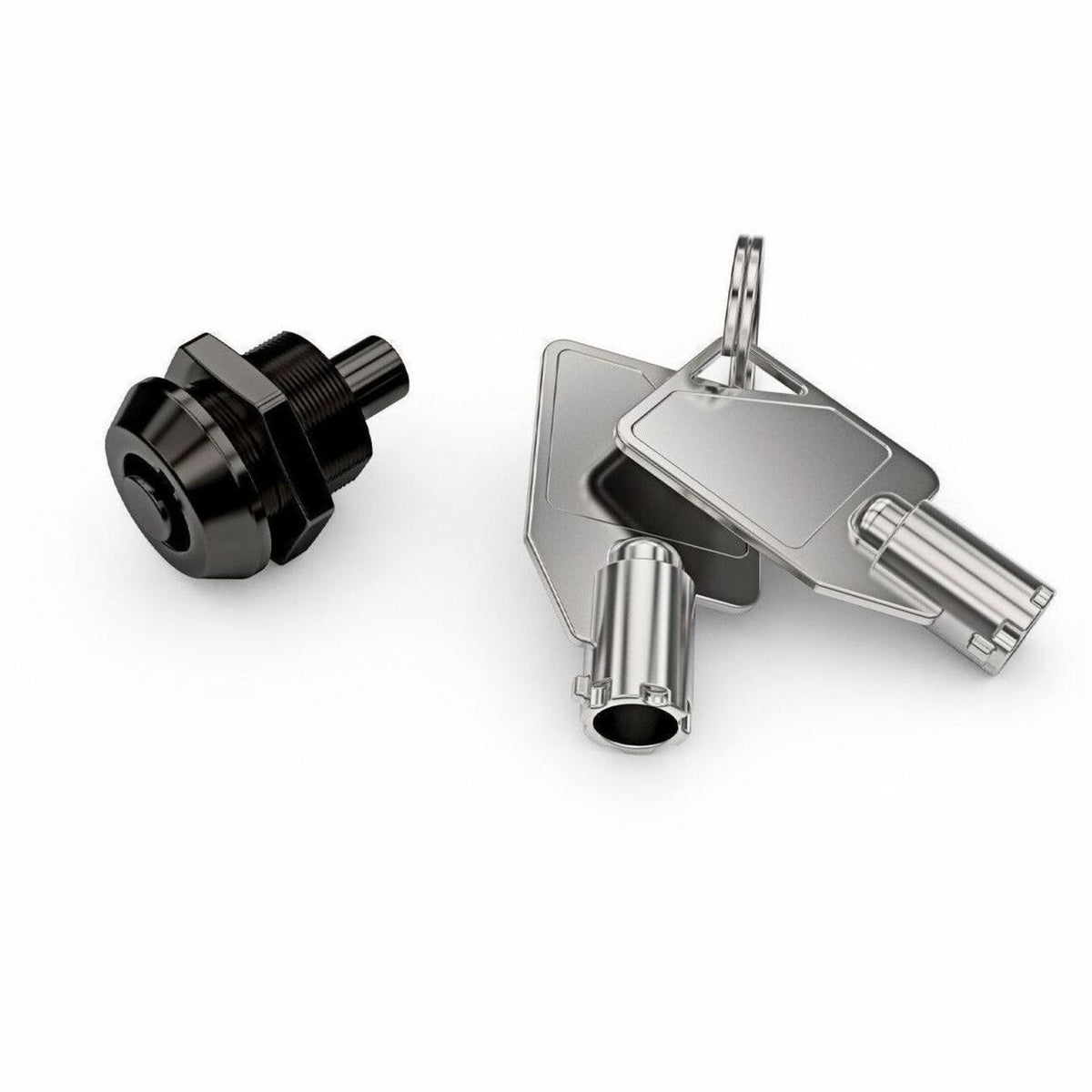 MacLocks Keyed Different Cylinders (All Key Sets are Different) - Black - CYLKDB50