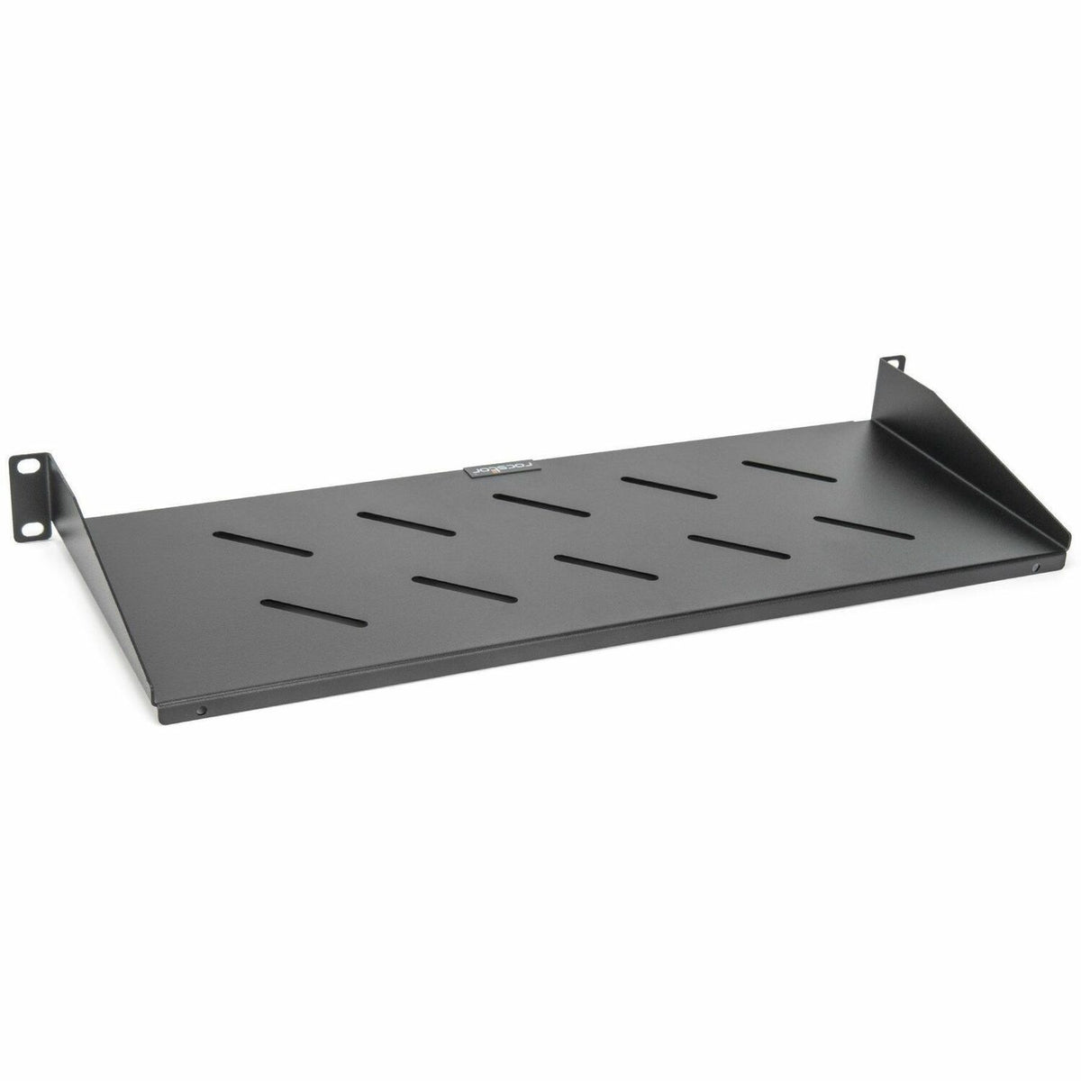 Rocstor 1U Rack Cabinet Universal Cantilever Vented Rack Mount Shelf - 7in - Y10E078-B1